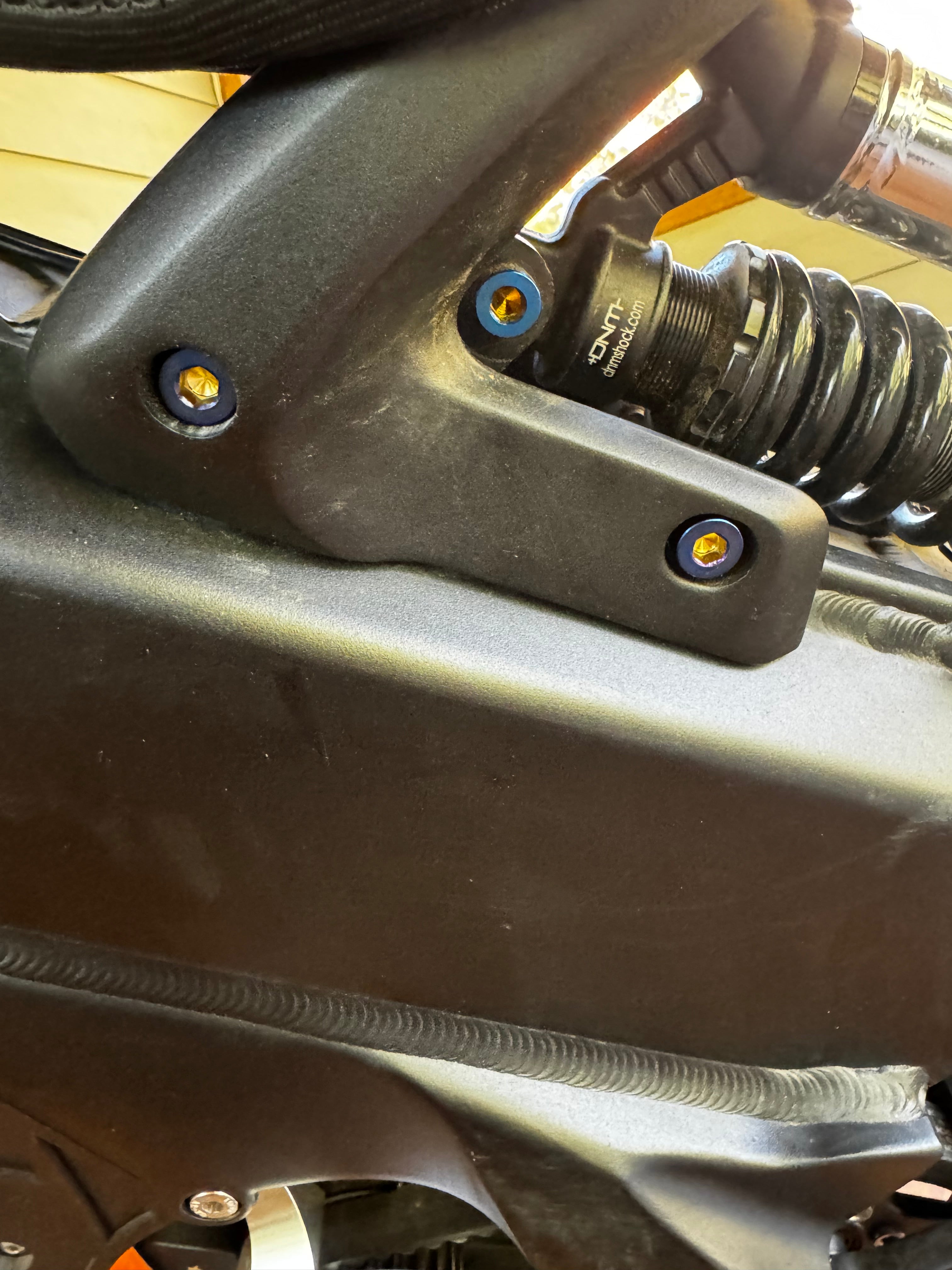 Titanium subframe bolts