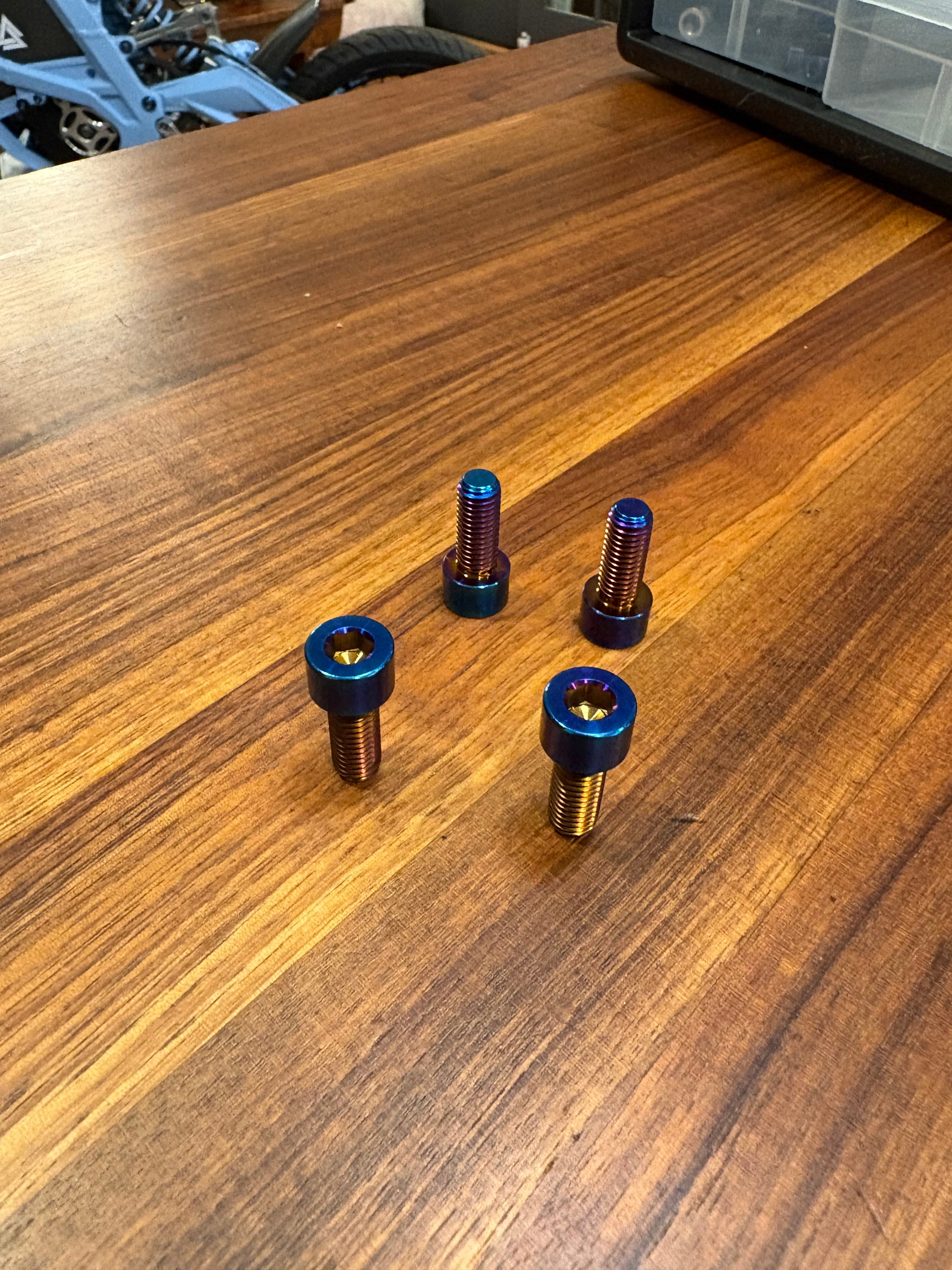 All Emoto Bash Guard Titanium Bolts (set of 4)