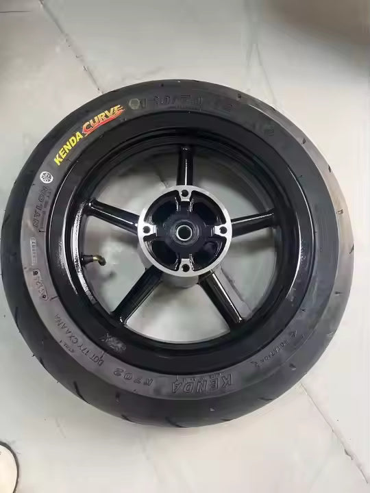 12 Inch Supermoto Front and Rear Plate Wheels Gears Sprockets