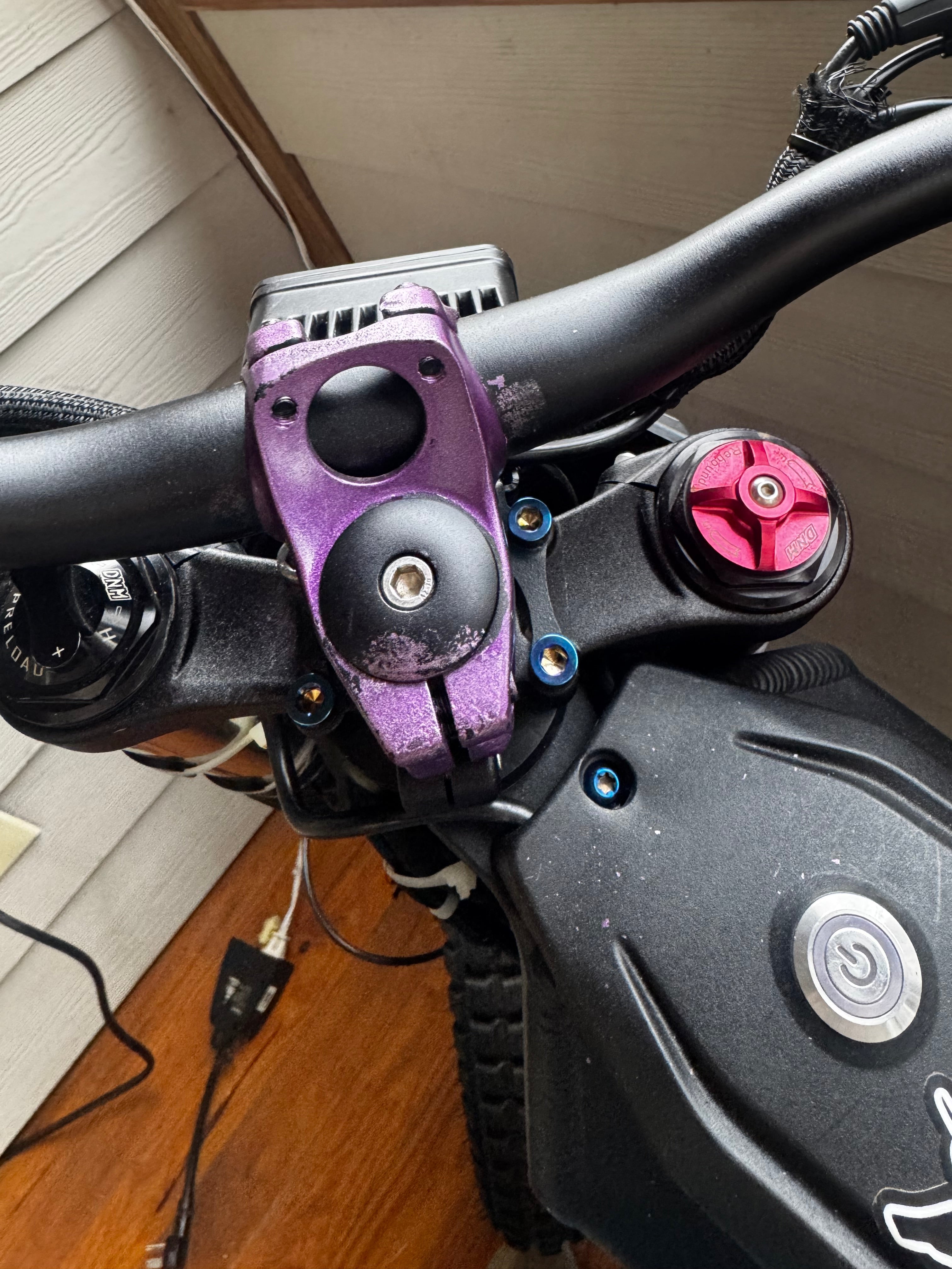 Titanium Funn mount direct mount bolts