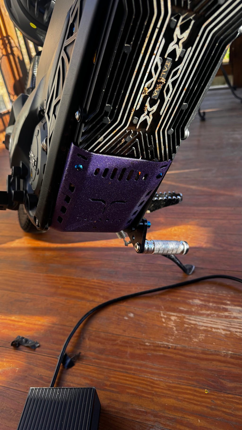 Titanium bash guard bolts