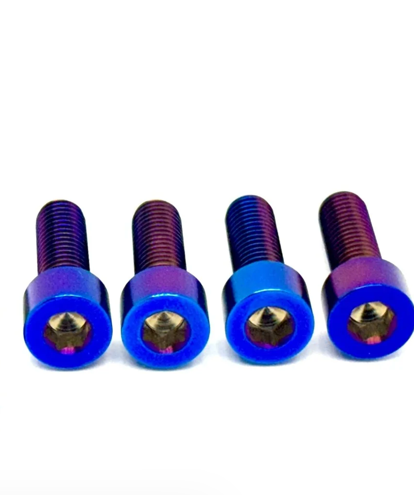 Titanium peg bracket bolts