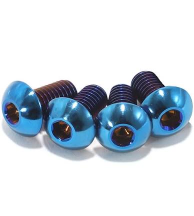 Titanium bash guard bolts